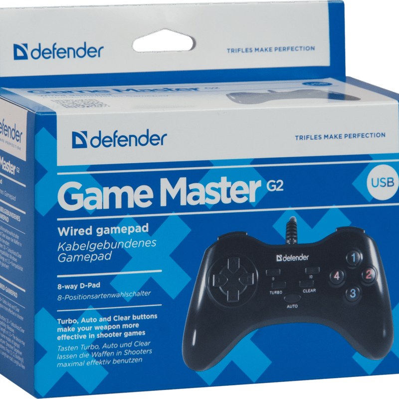 Геймпад Defender Master G2 (64258) Black USB