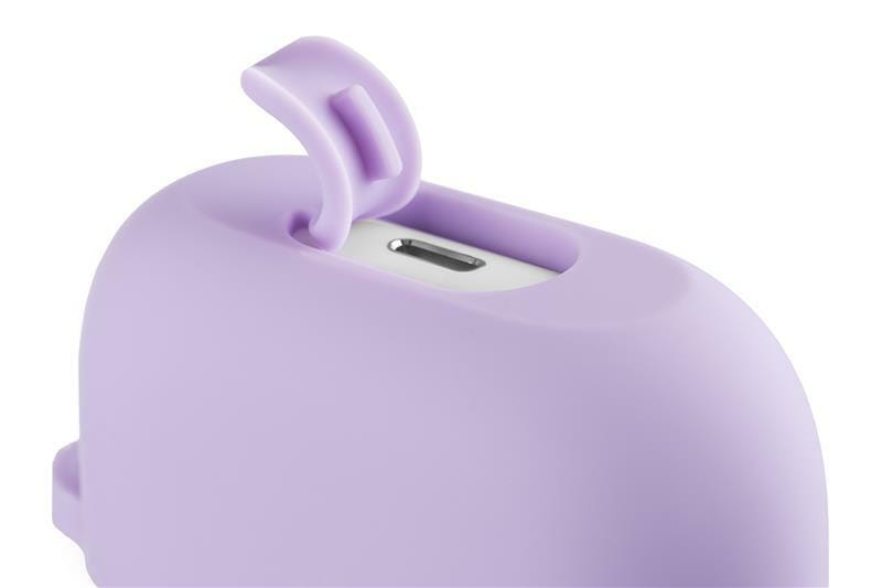 Чехол 2E Pure Color Silicone (2.5mm) для наушников Apple AirPods Pro Light Purple (2E-PODSPR-IBPCS-2.5-LPR)