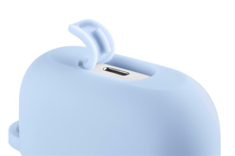Чохол 2E Pure Color Silicone (2.5mm) для навушників Apple AirPods Pro Sky Blue (2E-PODSPR-IBPCS-2.5-SKB)
