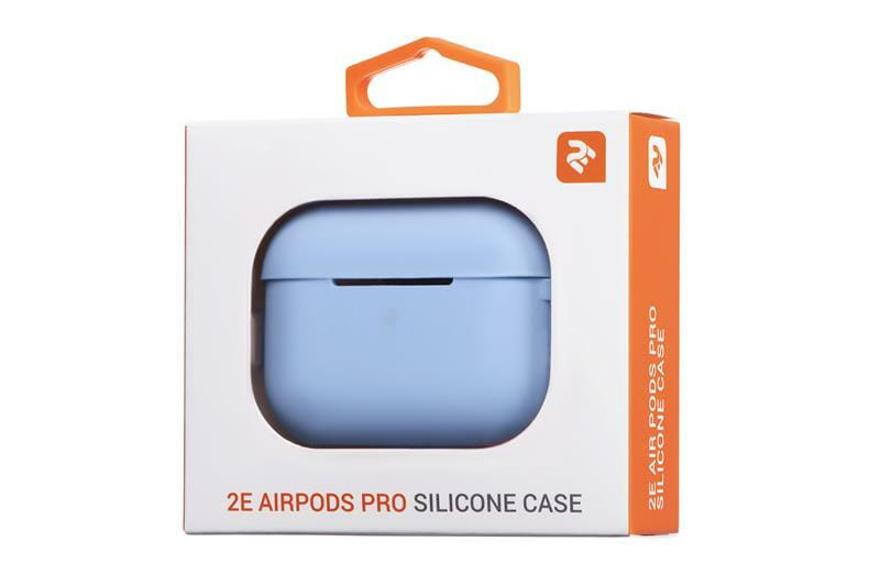 Чехол 2E Pure Color Silicone (2.5mm) для наушников Apple AirPods Pro Sky Blue (2E-PODSPR-IBPCS-2.5-SKB)