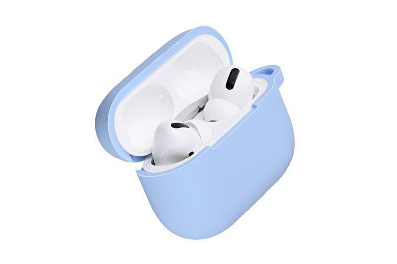 Чохол 2E Pure Color Silicone (2.5mm) для навушників Apple AirPods Pro Sky Blue (2E-PODSPR-IBPCS-2.5-SKB)