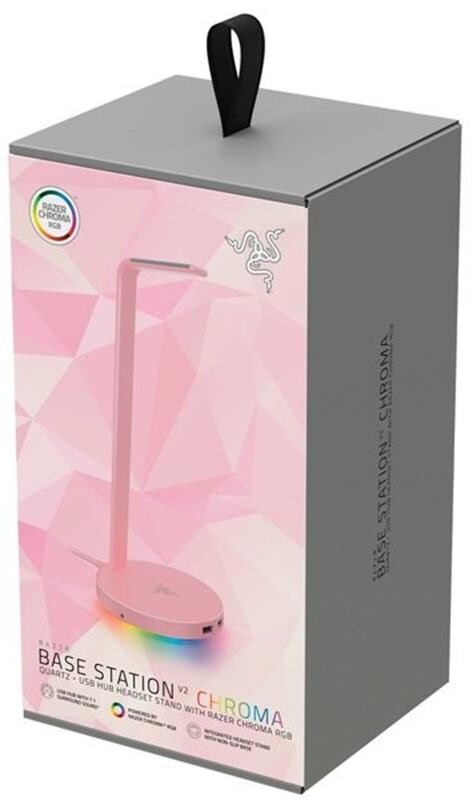 Подставка для наушников Razer Base Station V2 Chroma Quartz (RC21-01510200-R3M1)