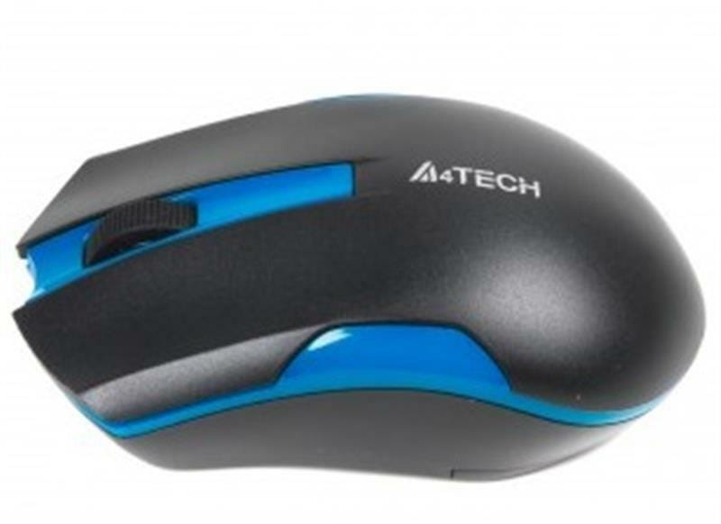 Мышь беспроводная A4Tech G3-200N Black/Blue USB V-Track