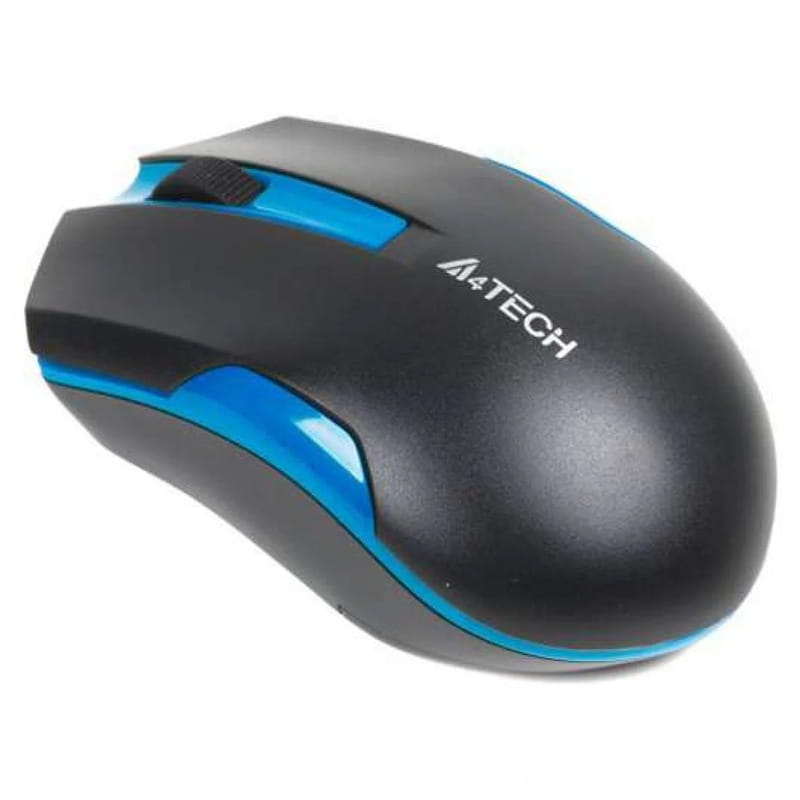 Мышь беспроводная A4Tech G3-200N Black/Blue USB V-Track