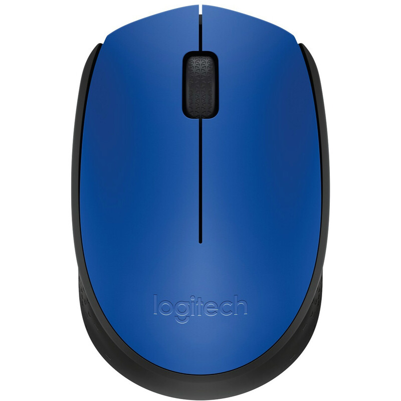 Мышь беспроводная Logitech M171 Blue/Black (910-004640)