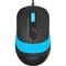 Фото - Миша A4Tech FM10S Blue/Black | click.ua