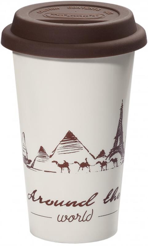 Термокружка Delonghi DLSC057 The Globetrotte, 350 мл
