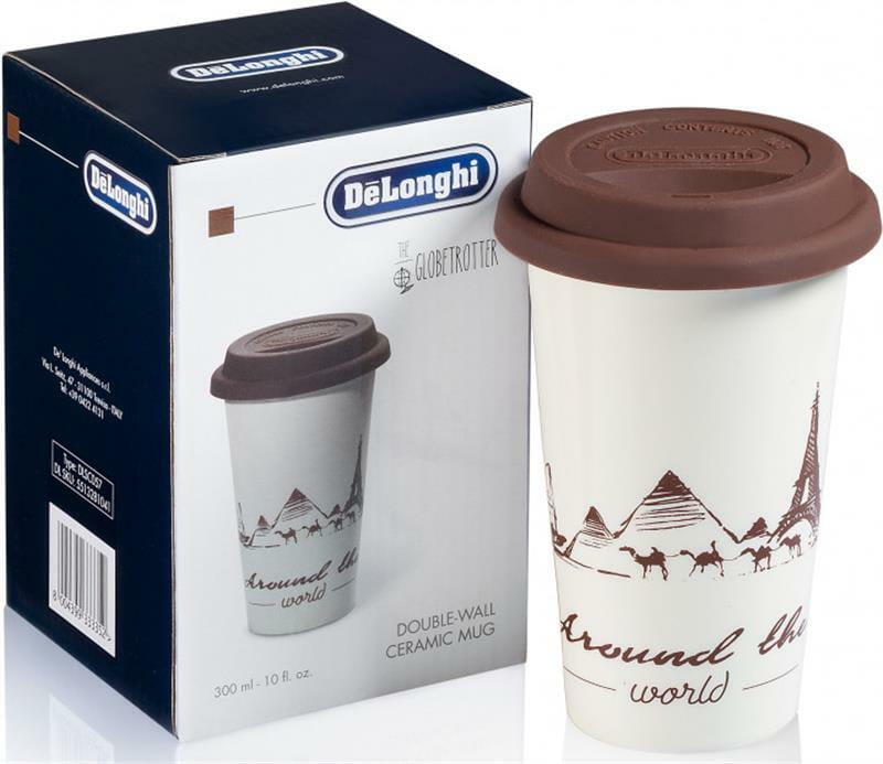 Термокружка Delonghi DLSC057 The Globetrotte, 350 мл