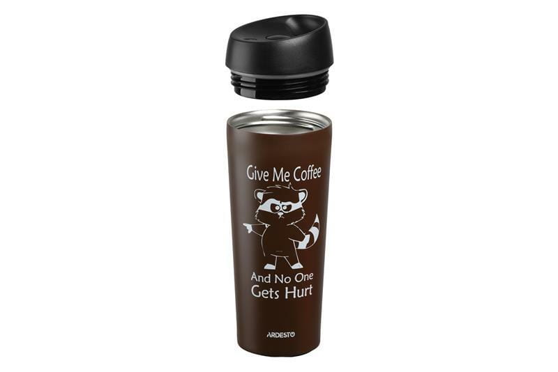 Термочашка Ardesto Coffee time Raccoon (AR2645DML)