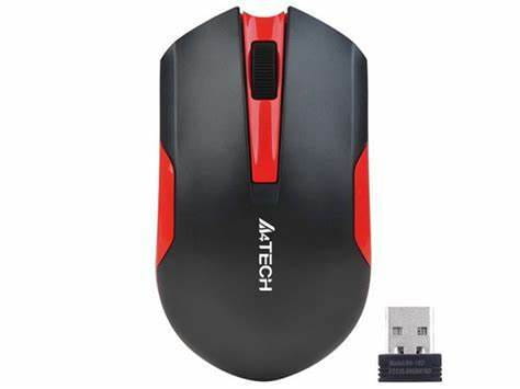 Мышь беспроводная A4Tech G3-200N Black/Red USB V-Track