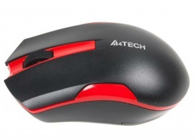 Мышь беспроводная A4Tech G3-200N Black/Red USB V-Track