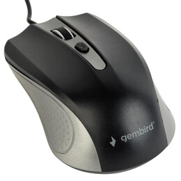 Миша Gembird MUS-4B-01-GB Black/Grey