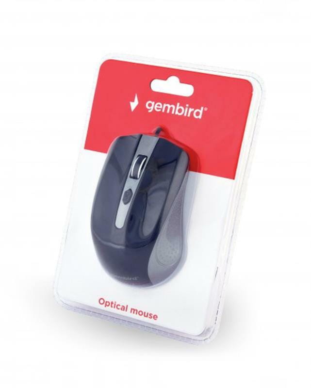 Мышь Gembird MUS-4B-01-GB Black/Grey
