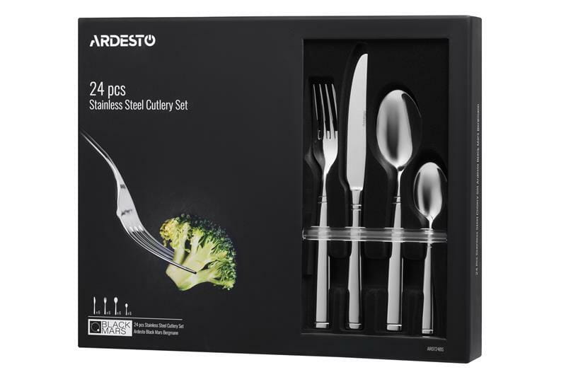 Набор столовых приборов Ardesto Black Mars (AR0724BS) 24 предмета