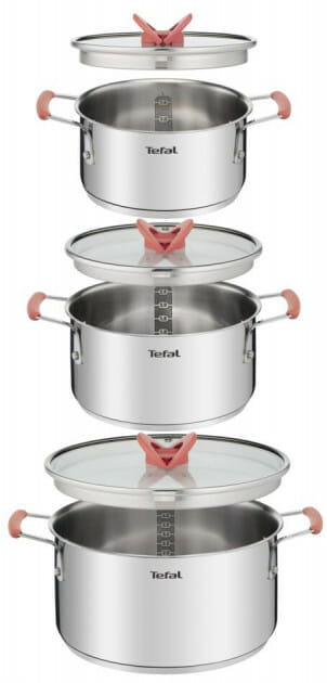 Набор посуды Tefal Opti Space 6 предметов (G720S674)