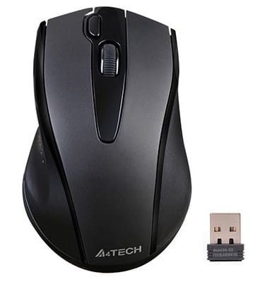 Мышь беспроводная A4Tech G9-500F-1 Black USB V-Track