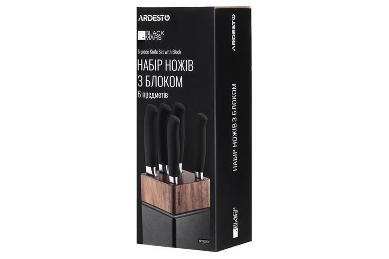 Набор ножей Ardesto Black Mars 6 предметов (AR2020SW)
