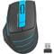 Фото - Миша бездротова A4Tech FG30 Black/Blue USB | click.ua