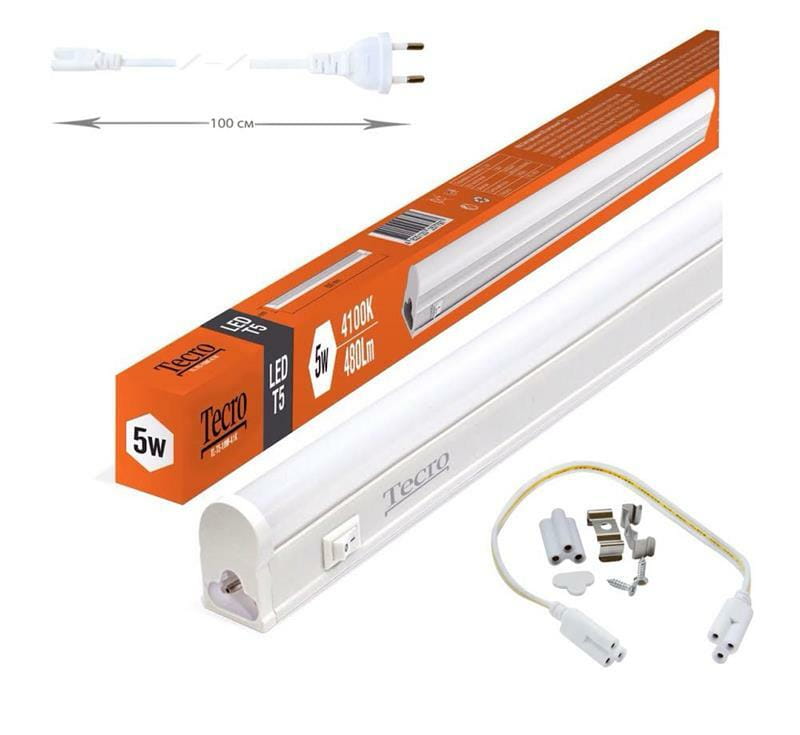 Світильник LED Tecro TL-T5-5W-4.1K 5W 4100K