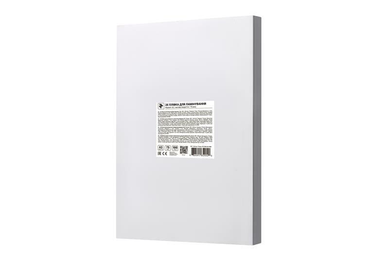 Плівка для ламінування 2E (2E-FILM-A3-075M), A3, матова, 75мк, 100 шт