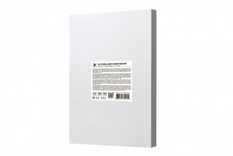 Пленка для ламинирования 2E (2E-FILM-A4-150M), A4, матовая, 150мк, 100 шт