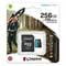 Фото - Карта пам`яти MicroSDXC 256GB UHS-I/U3 Class 10 Kingston Canvas Go! Plus R170/W90MB/s + SD-адаптер (SDCG3/256GB) | click.ua