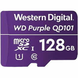 Карта пам`ятi MicroSDHC 128GB UHS-I Class 10 WD Purple QD101 (WDD128G1P0C)