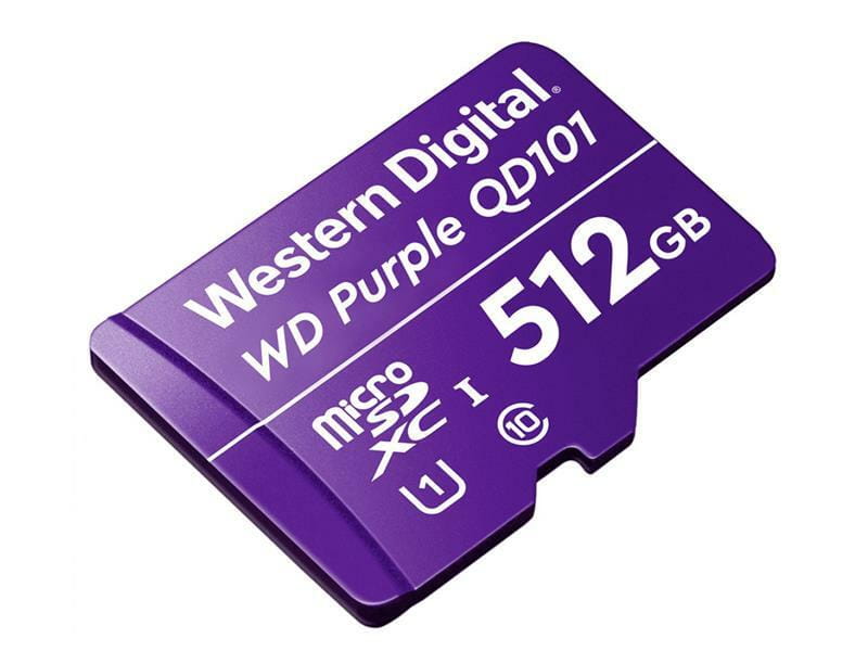 Карта пам`ятi MicroSDHC 512GB UHS-I Class 10 WD Purple QD101 (WDD512G1P0C)