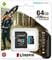 Фото - Карта памяти MicroSDXC  64GB UHS-I/U3 Class 10 Kingston Canvas Go! Plus R170/W70MB/s + SD-адаптер (SDCG3/64GB) | click.ua