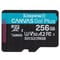 Фото - Карта пам`яті MicroSDXC 256GB UHS-I/U3 Class 10 Kingston Canvas Go! Plus R170/W90MB/s (SDCG3/256GBSP) | click.ua