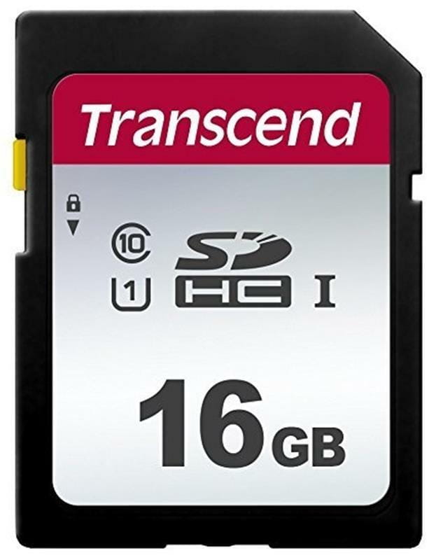 Карта пам`яті SDHC 16GB UHS-I Class 10 Transcend 300S (TS16GSDC300S)