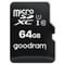 Фото - Карта памяти MicroSDXC  64GB UHS-I Class 10 Goodram + SD-adapter + OTG Card reader (M1A4-0640R12) | click.ua