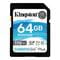 Фото - Карта памяти SDXC   64GB UHS-I/U3 Class 10 Kingston Canvas Go! Plus R170/W70MB/s (SDG3/64GB) | click.ua