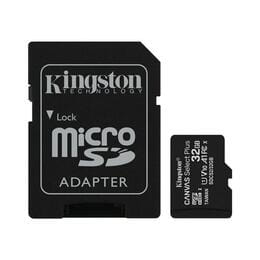 Карта памяти MicroSDHC  32GB UHS-I Class 10 Kingston Canvas Select Plus R100MB/s + SD-адаптер (SDCS2/32GB)