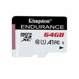 Карта пам`яті MicroSDXC  64GB UHS-I Class 10 Kingston High Endurance R95/W30MB/s (SDCE/64GB)