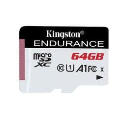 Карта пам`яті MicroSDXC  64GB UHS-I Class 10 Kingston High Endurance R95/W30MB/s (SDCE/64GB)