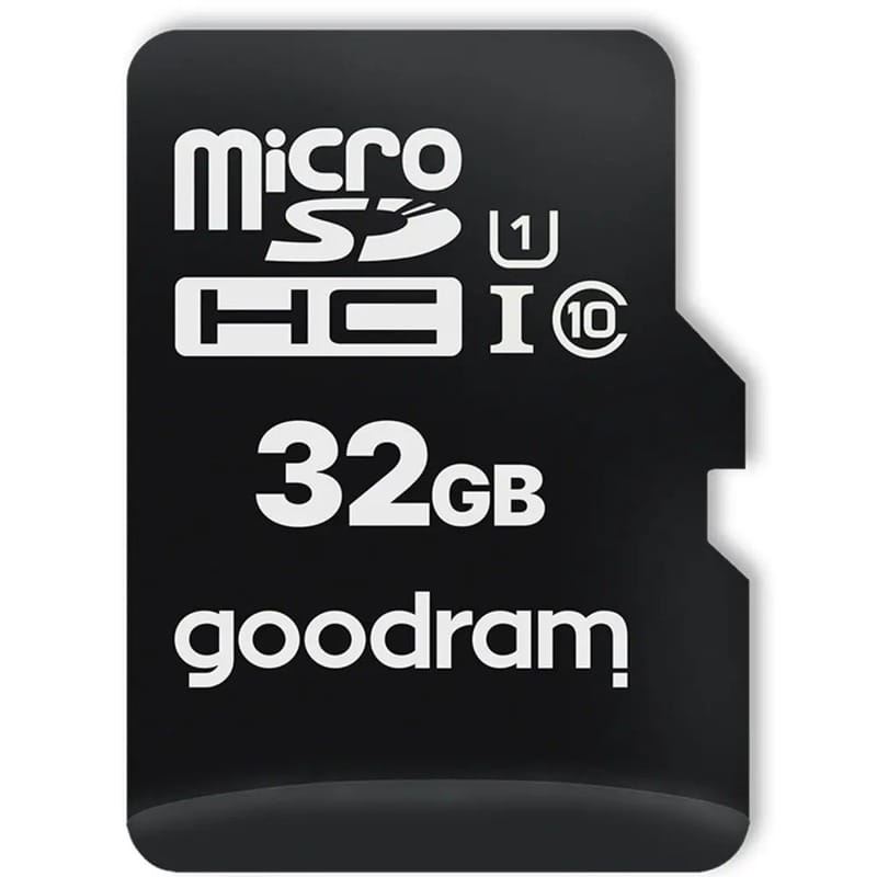 Карта памяти MicroSDHC  32GB UHS-I Class 10 Goodram + SD-adapter + OTG Card reader (M1A4-0320R12)