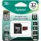Фото - Карта пам`ятi MicroSDHC 32GB UHS-I Class 10 Apacer + SD adapter (AP32GMCSH10U5-R) | click.ua