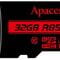 Фото - Карта пам`ятi MicroSDHC 32GB UHS-I Class 10 Apacer + SD adapter (AP32GMCSH10U5-R) | click.ua