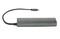 Фото - Концентратор USB3.0 PowerPlant CA910557 Grey 2хUSB3.0, 1хUSB-C+Gigabit LAN | click.ua