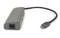 Фото - Концентратор USB3.0 PowerPlant CA910557 Grey 2хUSB3.0, 1хUSB-C+Gigabit LAN | click.ua