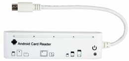 Кардридер MicroUSB PowerPlant KD000OT0440 White