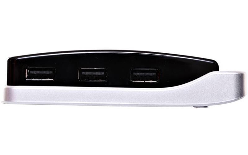 Концентратор USB2.0 PowerPlant CA911349 Black 7хUSB2.0, 1хminiUSB
