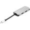 Фото - Концентратор USB-C PowerPlant CA911691 USB-C-2хUSB3.0, HDMI, RJ45, USB-C | click.ua
