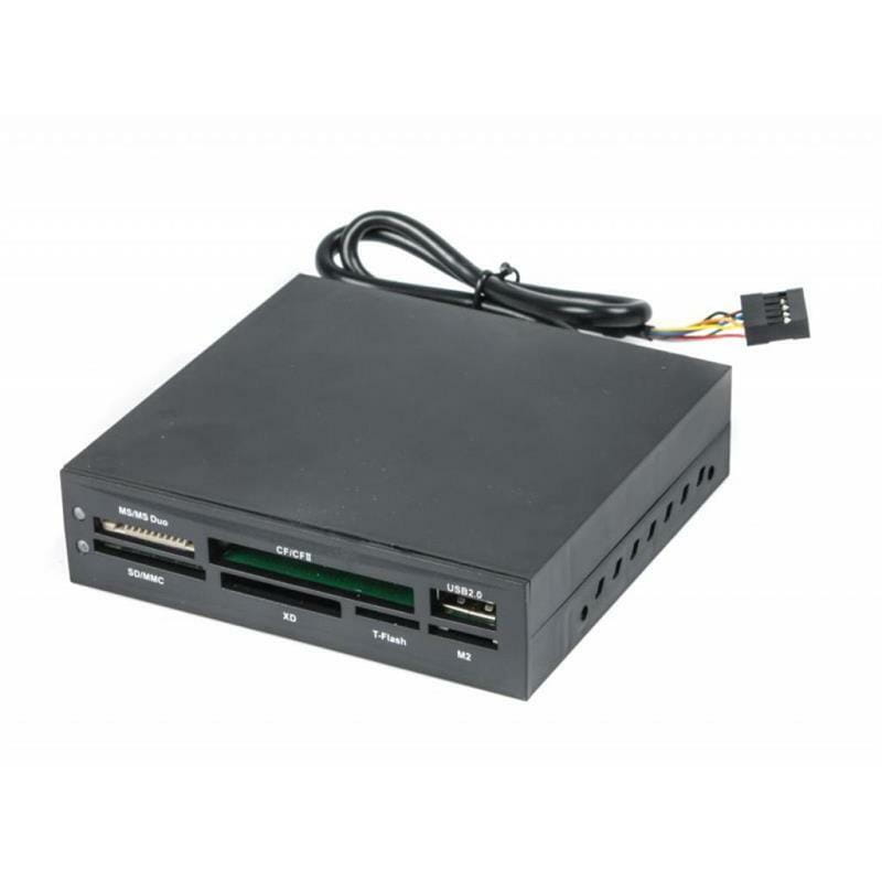 Кардридер 3.5" Gembird (FDI2-ALLIN1-02-B) All in 1 Black USB