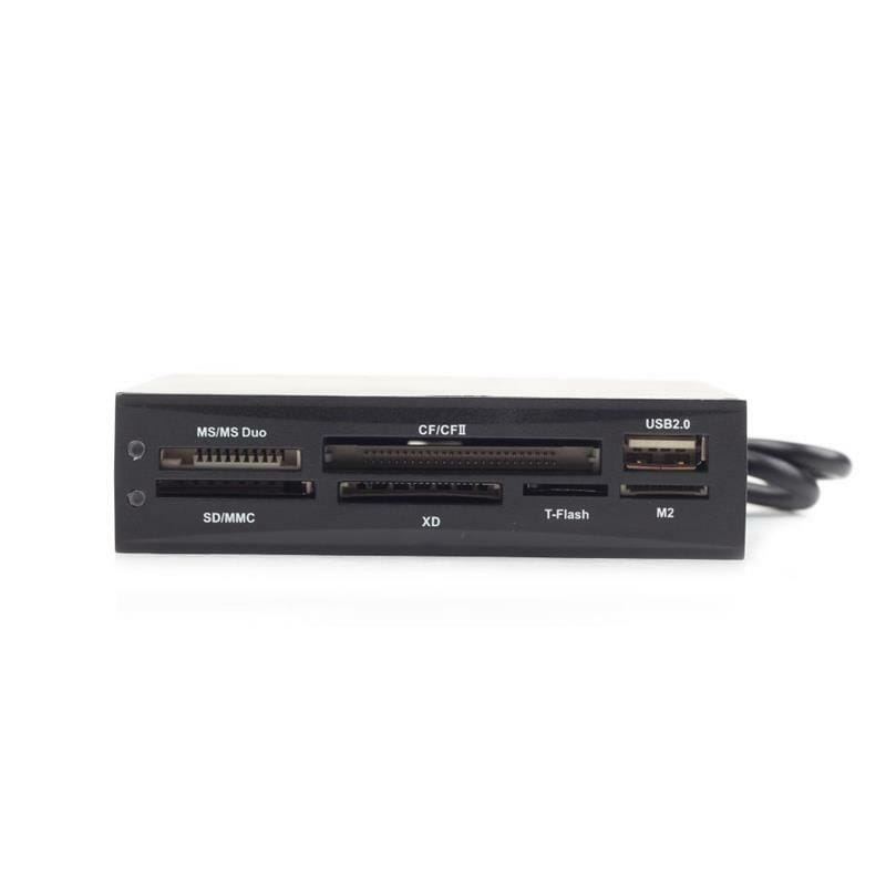 Кардридер 3.5" Gembird (FDI2-ALLIN1-02-B) All in 1 Black USB