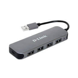 Купити Концентратор USB2.0 D-Link DUB-H4 Black 4хUSB2.0 Концентратор USB2.0 D-Link DUB-H4 Black 4хUSB2.0