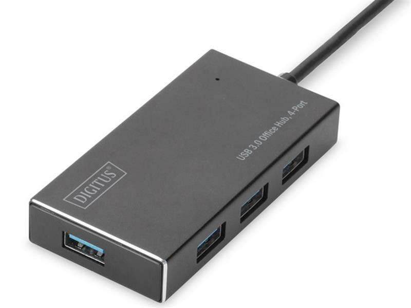 Концентратор USB3.0 Digitus (DA-70240-1) 4хUSB3.0