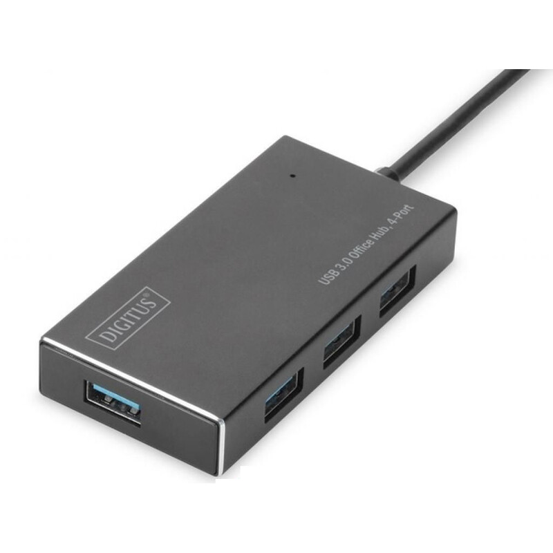 Концентратор USB3.0 Digitus (DA-70240-1) 4хUSB3.0