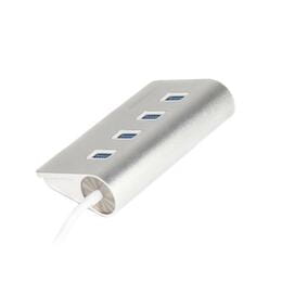 USB-хаб Maxxter 4 ports Silver (HU3A-4P-01)